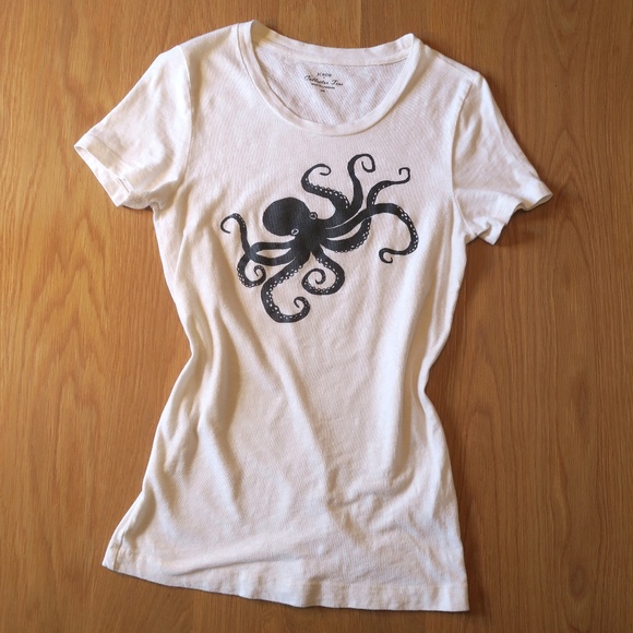 J. Crew Factory Tops - [J. Crew Factory] Octopus Collector Tee Size XS